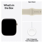 Apple Watch Series 12 42mm Pearl White Ceramic GPS + Cellular Sport Band (M/L)