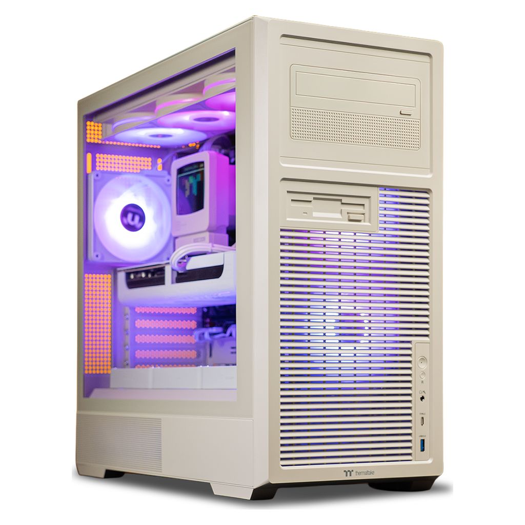 Mwave x Thermaltake Retro Elite Gaming PC - Ryzen 5 9600X / RX 9070 XT
