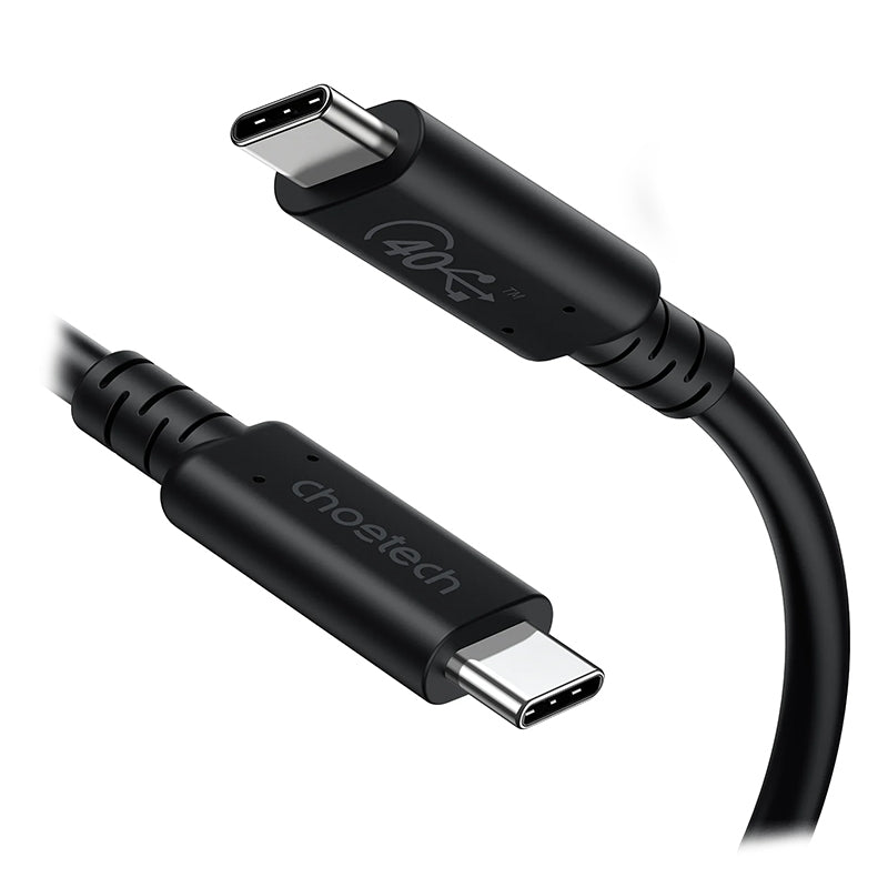 Choetech 0.8m USB-C to 100W USB-C 4.0 Gen 3 Cable(XCC-1028) - 1