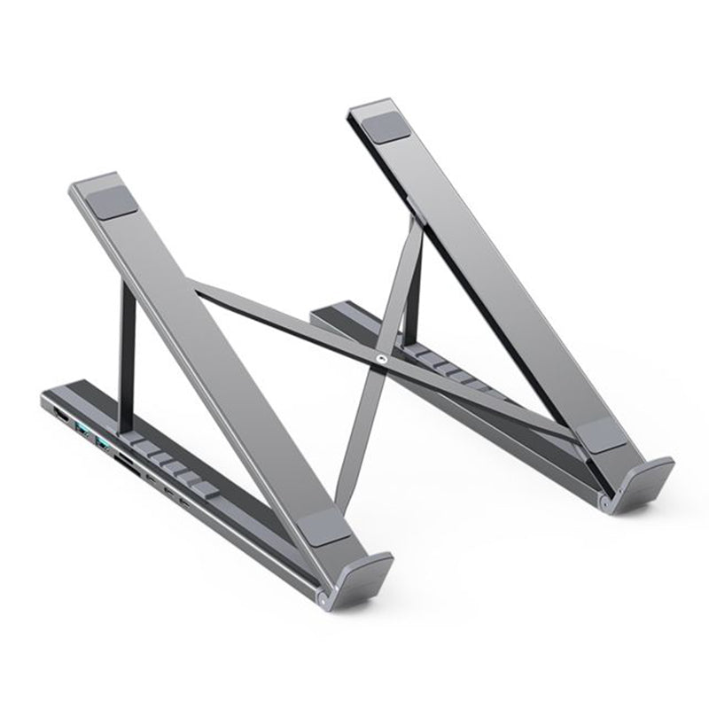 Choetech HUB-M48 7-in-1 Type-C To HDMI HUB Laptop Stand(HUB-M48) - 1
