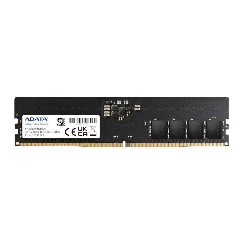 ADATA 16GB (1x 16GB) DDR5 4800MHz UDIMM Memory(AD5U480016G-S) - 1