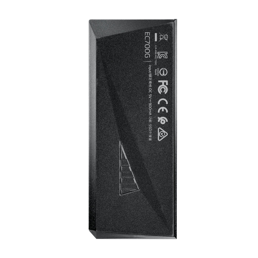 ADATA EC700G M.2 PCIe/SATA SSD to USB-C RGB Enclosure(AEC700GU32G2-CGY) - 7
