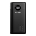 ADATA P10000 10050mAh USB-C & Dual USB-A Power Bank w/ Digital Display(AP10000QCD-DGT-CBK) - 1