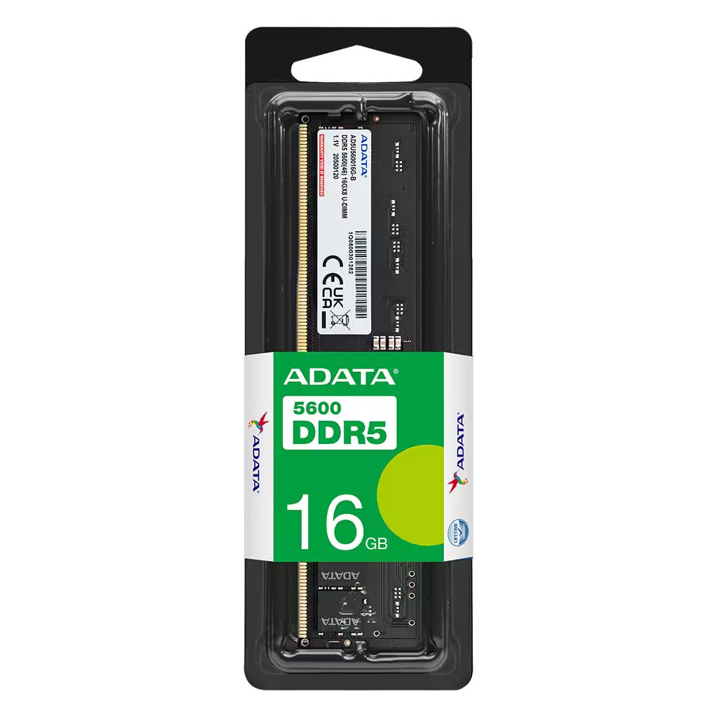 ADATA Premier 16GB (1x16GB) DDR5 5600MHz CL46 Desktop Memory(AD5U560016G-S) - 2