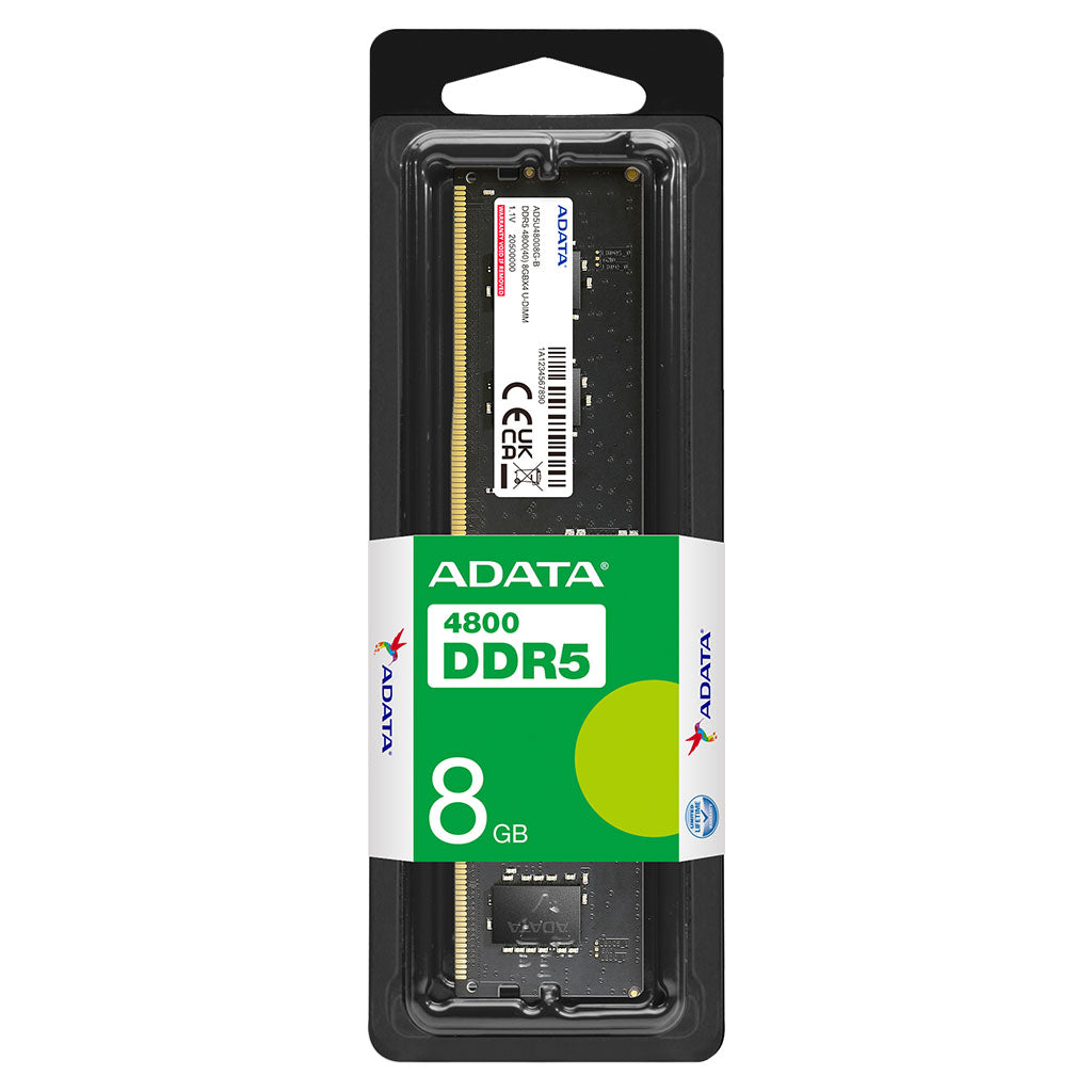 ADATA Premier 8GB (1x8GB) DDR5 4800MHz Desktop Memory(AD5U48008G-S) - 2