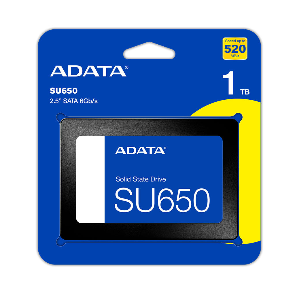 ADATA Ultimate SU650 1TB 2.5" 3D NAND SATA SSD - ASU650SS-1TT-R(ASU650SS-1TT-R) - 5