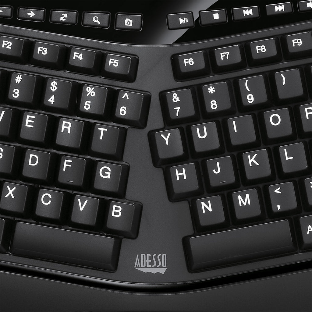 Adesso Tru-Form Ergonomic Touchpad Keyboard(AKB-450UB) - 4