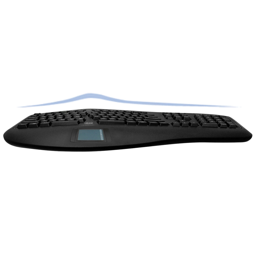 Adesso Tru-Form Ergonomic Touchpad Keyboard(AKB-450UB) - 2