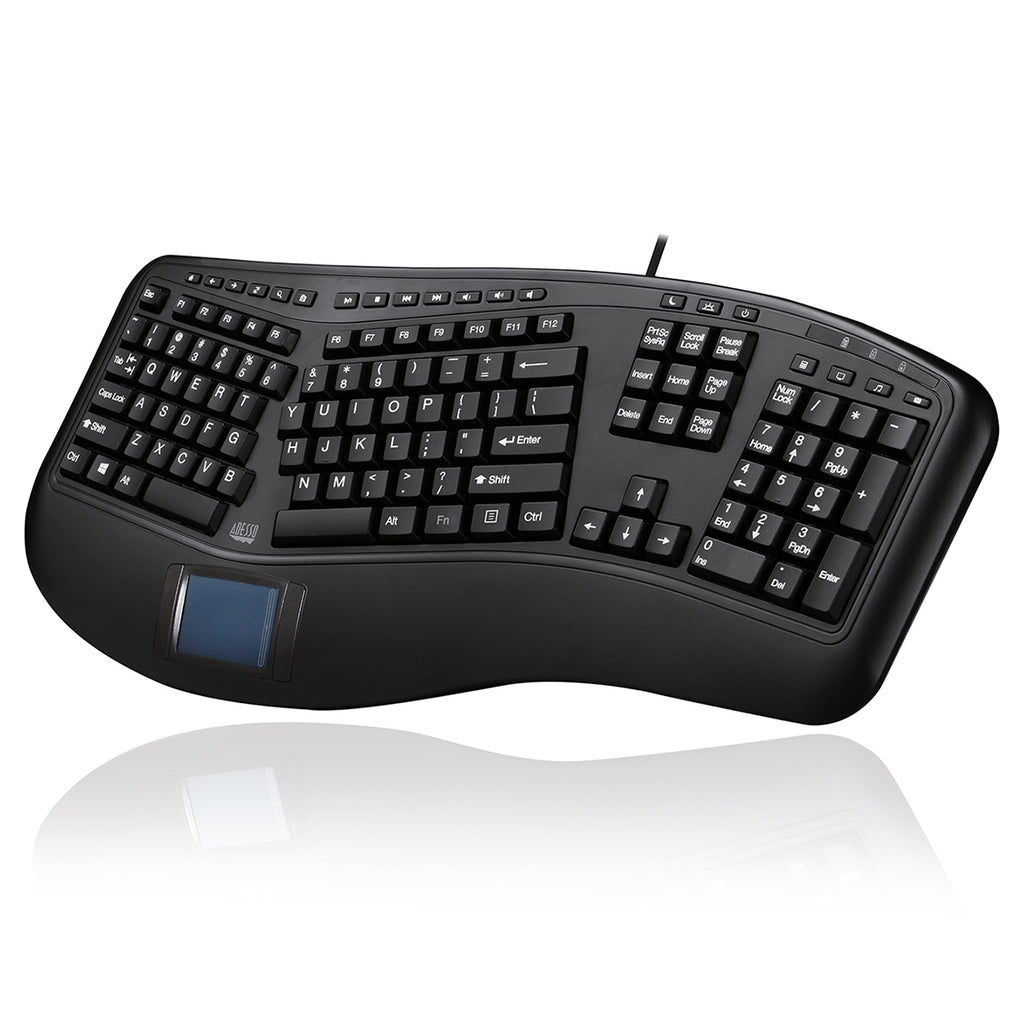 Adesso Tru-Form Ergonomic Touchpad Keyboard(AKB-450UB) - 3