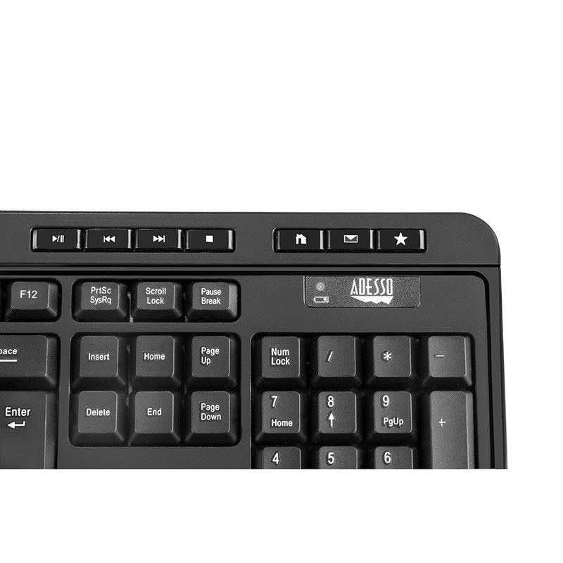 Adesso WKB-1320CB Antimicrobial Wireless Desktop Keyboard & Mouse Combo(WKB-1320CB) - 3