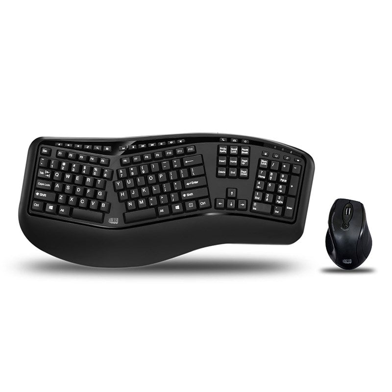 Adesso WKB-1500GB Wireless Ergonomic Keyboard & Mouse Combo(WKB-1500GB) - 3