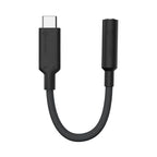 Alogic Elements Pro 10cm USB-C to 3.5mm Audio Adapter - Black(ELPC35A-BK) - 2