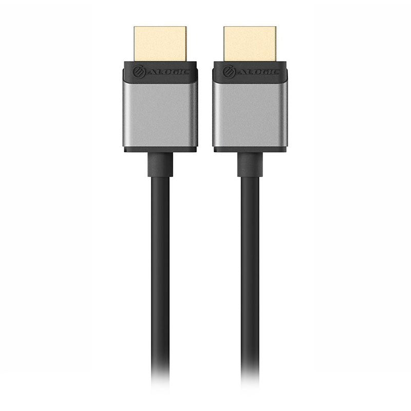 Alogic Slim Super Ultra 1m 8K HDMI Cable - Space Grey(SSULHD01-SGR) - 2
