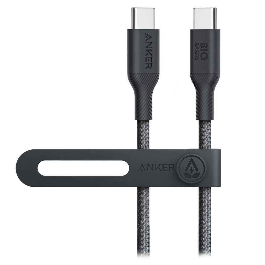 Anker 1.8m 544 Bio-Nylon USB-C to USB-C Cable - Black(A80F6H11) - 1
