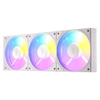 Antec Connect 120mm Reverse ARGB PWM White Case Fan - 3 Pack(C120R ARGB White_3PK) - 1