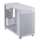 ASUS Prime AP201 Tempered Glass Micro-ATX Case - White(AP201 ASUS PRIME CASE TG WHITE EDITION) - 1
