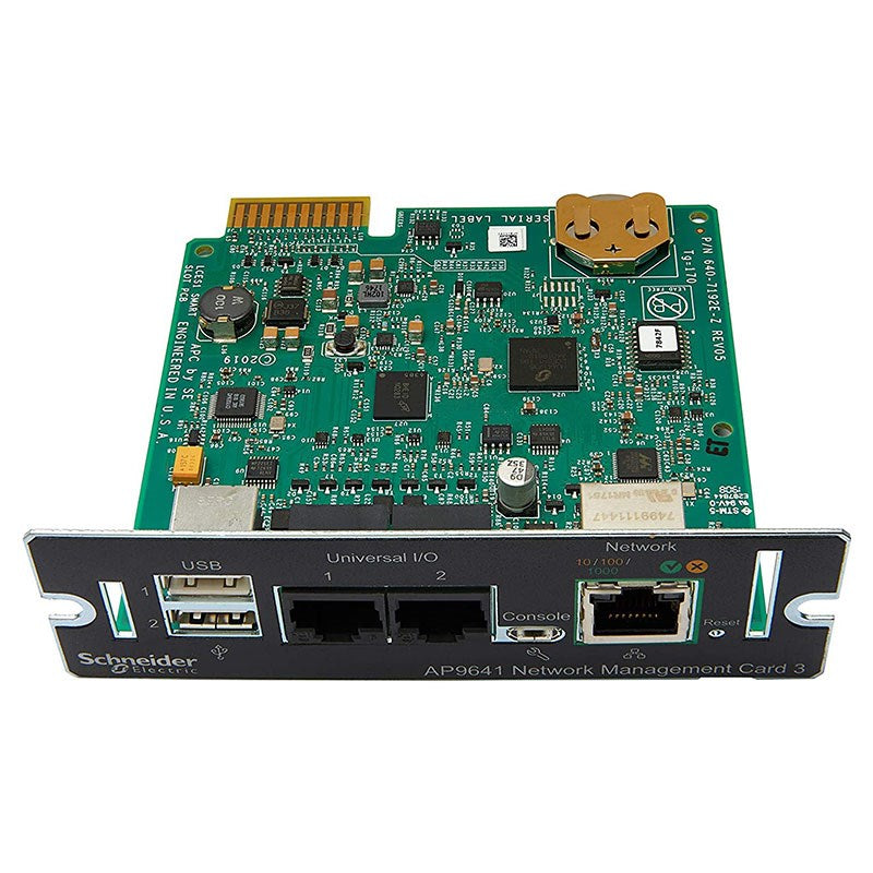 APC UPS Network Management Card 3 with Environmental Monitoring(AP9641) - 1