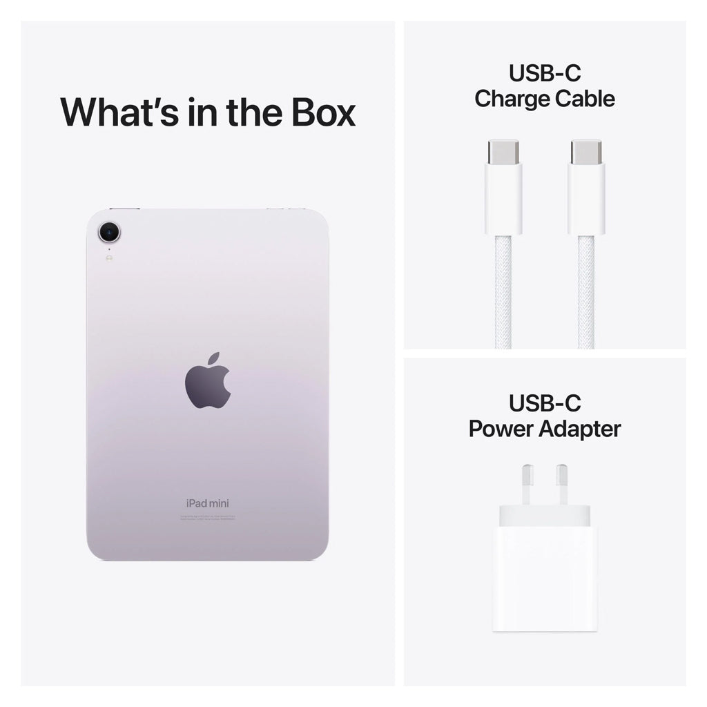 Apple iPad Mini 8.3" Wi-Fi 128GB - Purple(MXN93X/A) - 4