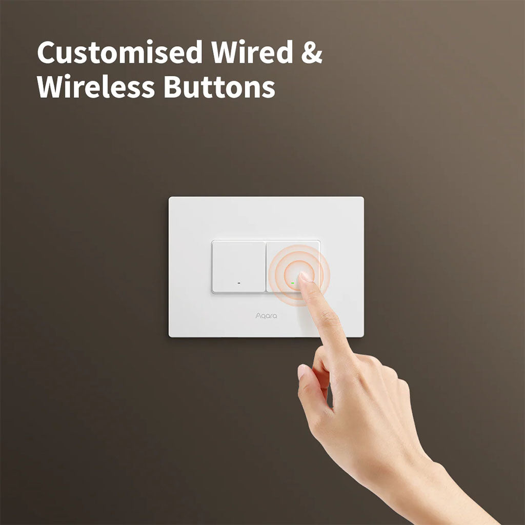Aqara H2 Horizontal Smart Light Switch - 4 Buttons & 3 Channels(WS-K14D) - 4