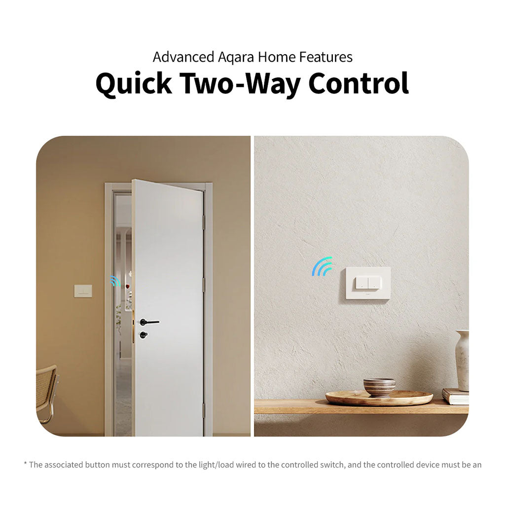 Aqara H2 Horizontal Smart Light Switch - 4 Buttons & 3 Channels(WS-K14D) - 7