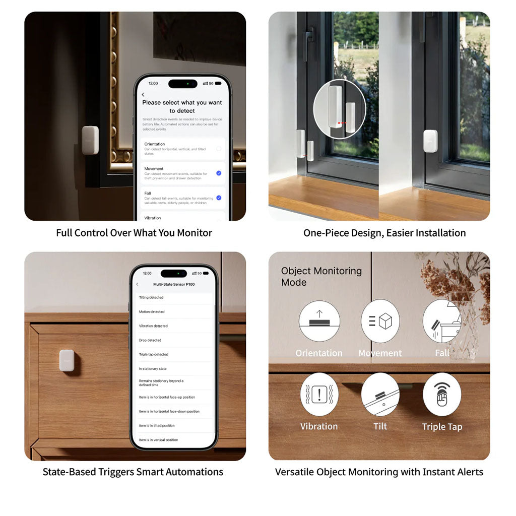 Aqara P100 Multi-State Sensor Kit - White(VB-S03D White) - 3