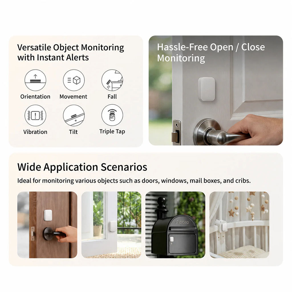 Aqara P100 Multi-State Sensor Kit - White(VB-S03D White) - 8