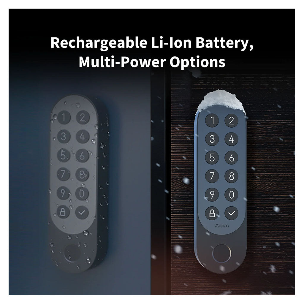 Aqara U200 Smart Door Lock Kit - Black(EL-D02D Black) - 5
