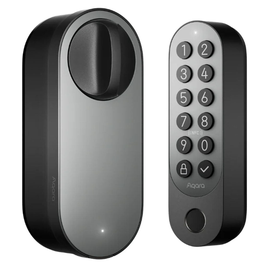 Aqara U200 Smart Door Lock Kit - Black(EL-D02D Black) - 1