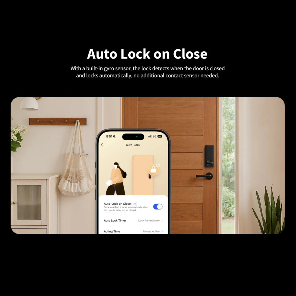 Aqara U400 Smart Door Lock Kit - Silver(DL-D16D Silver) - 10