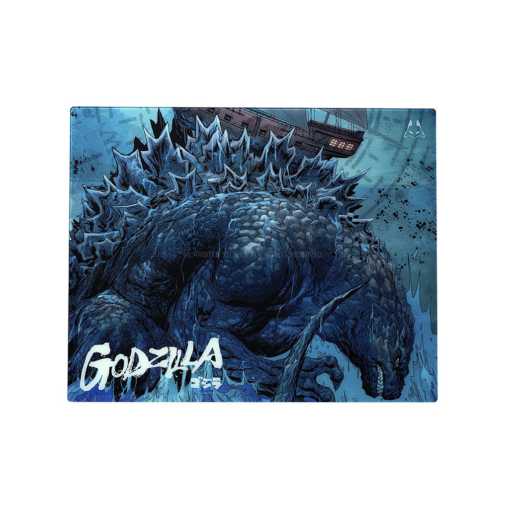 Arbiter Studio TENKO Godzilla 2.0 Lunar Speed Glass Mouse Pad - Shipwreck (500x400mm)(MPGP1LGOD5) - 1