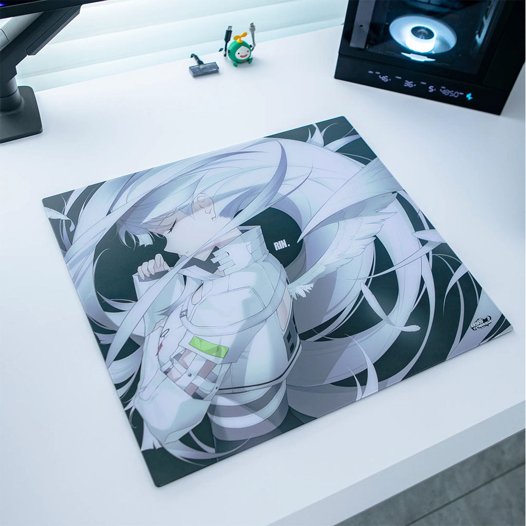 Arbiter Studio x Dysphoria Rin Glass Mouse Pad - Black (500x450mm)(MPDYRINBK) - 4