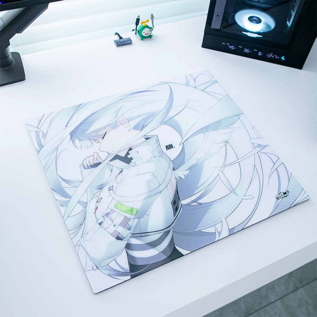 Arbiter Studio x Dysphoria Rin Glass Mouse Pad - White (500x450mm)(MPDYRINWH) - 3