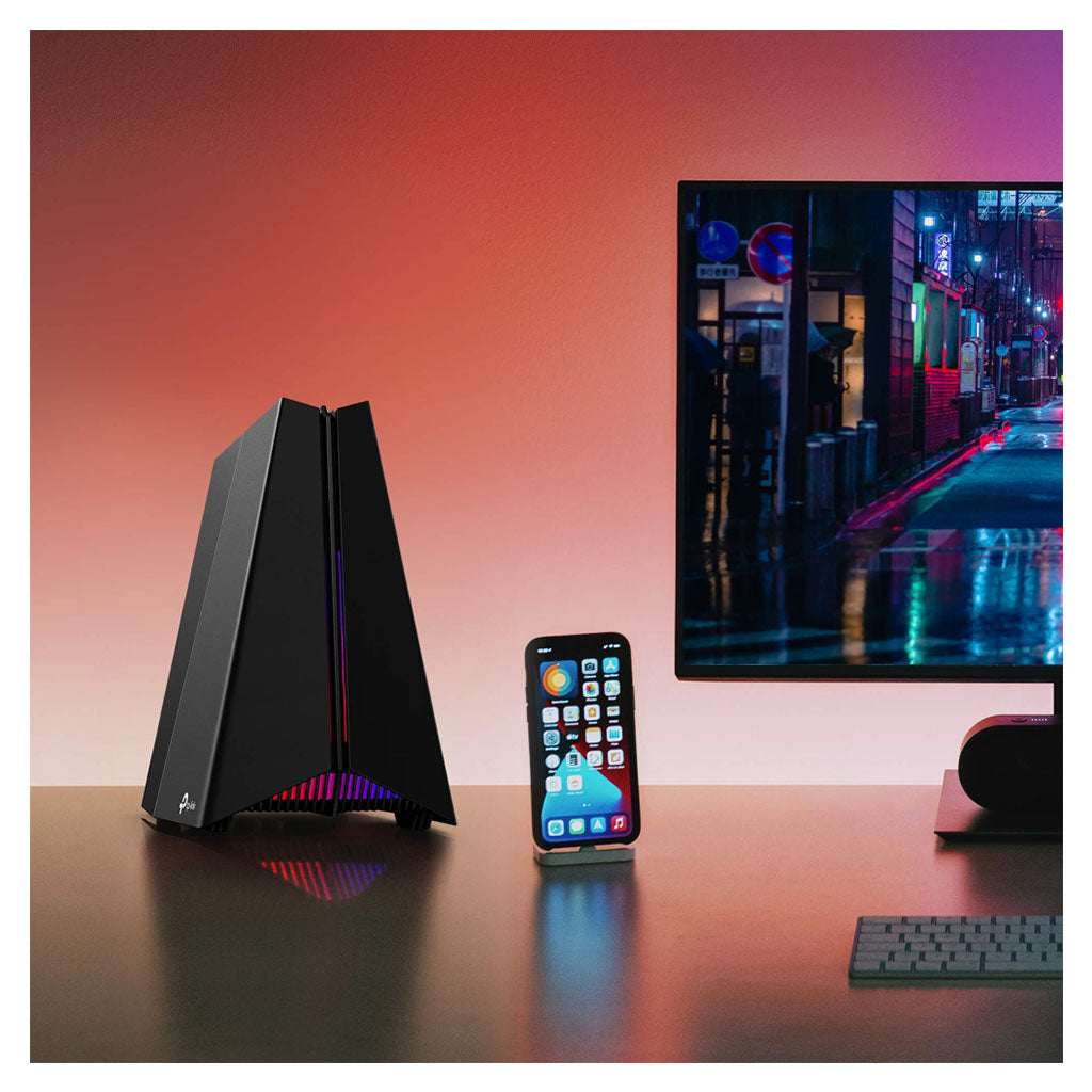 TP-Link Archer GE550 BE9300 Tri-Band Wi-Fi 7 RGB Gaming Router(ARCHER GE550) - 8