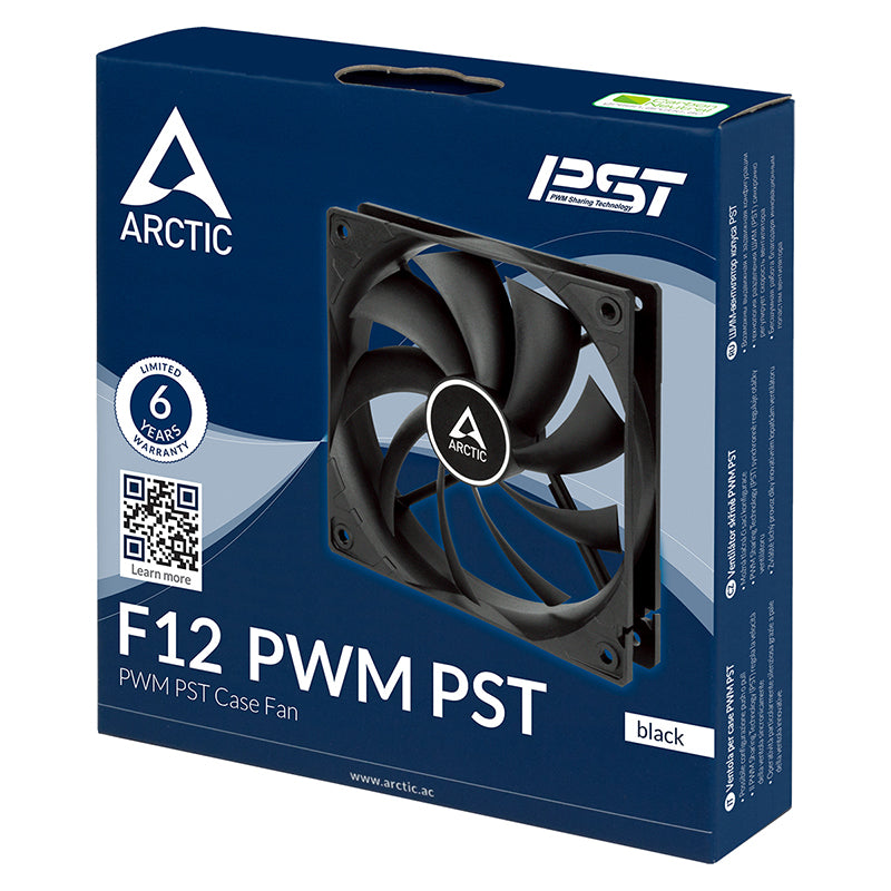 Arctic F12 PST 120mm PWM Case Fan - Black(ACFAN00200A) - 2