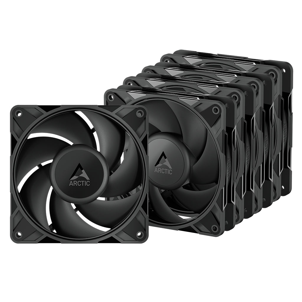 Arctic P12 Pro PST 120mm PWM Fan - Black (5-Pack)(ACFAN00307A) - 1
