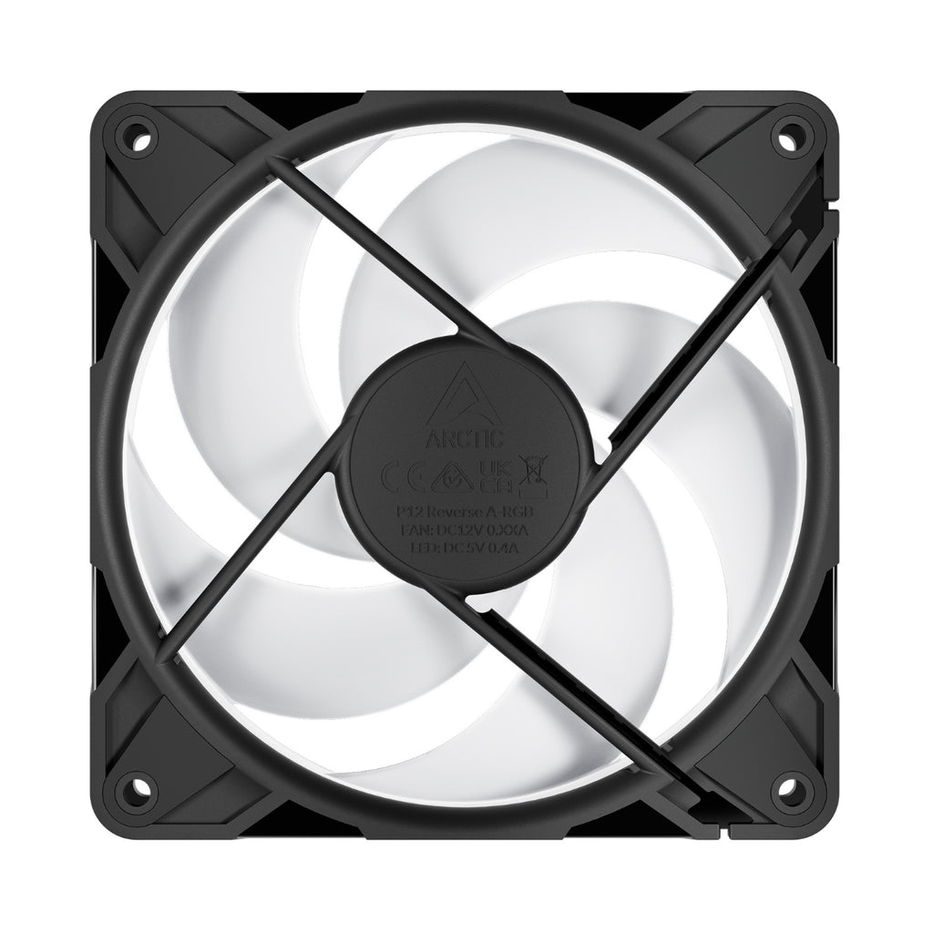 Arctic P12 Pro Reverse A-RGB 120mm PWM Black Fan - Single Pack(ACFAN00322A) - 6
