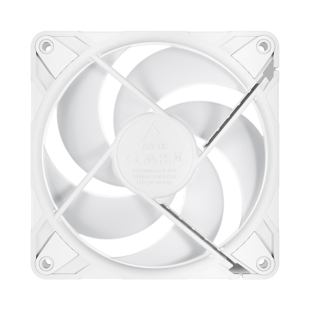 Arctic P12 Pro Reverse A-RGB 120mm PWM White Fan - Triple Pack(ACFAN00334A) - 6