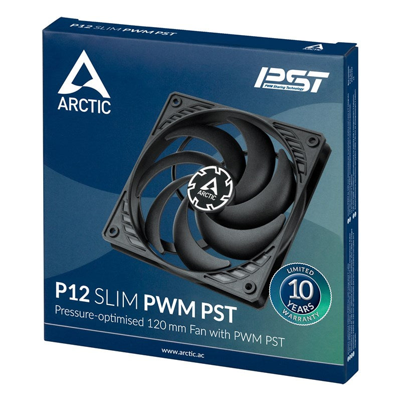 Arctic P12 Slim 120mm PWM PST Fan - Black(ACFAN00187A) - 4