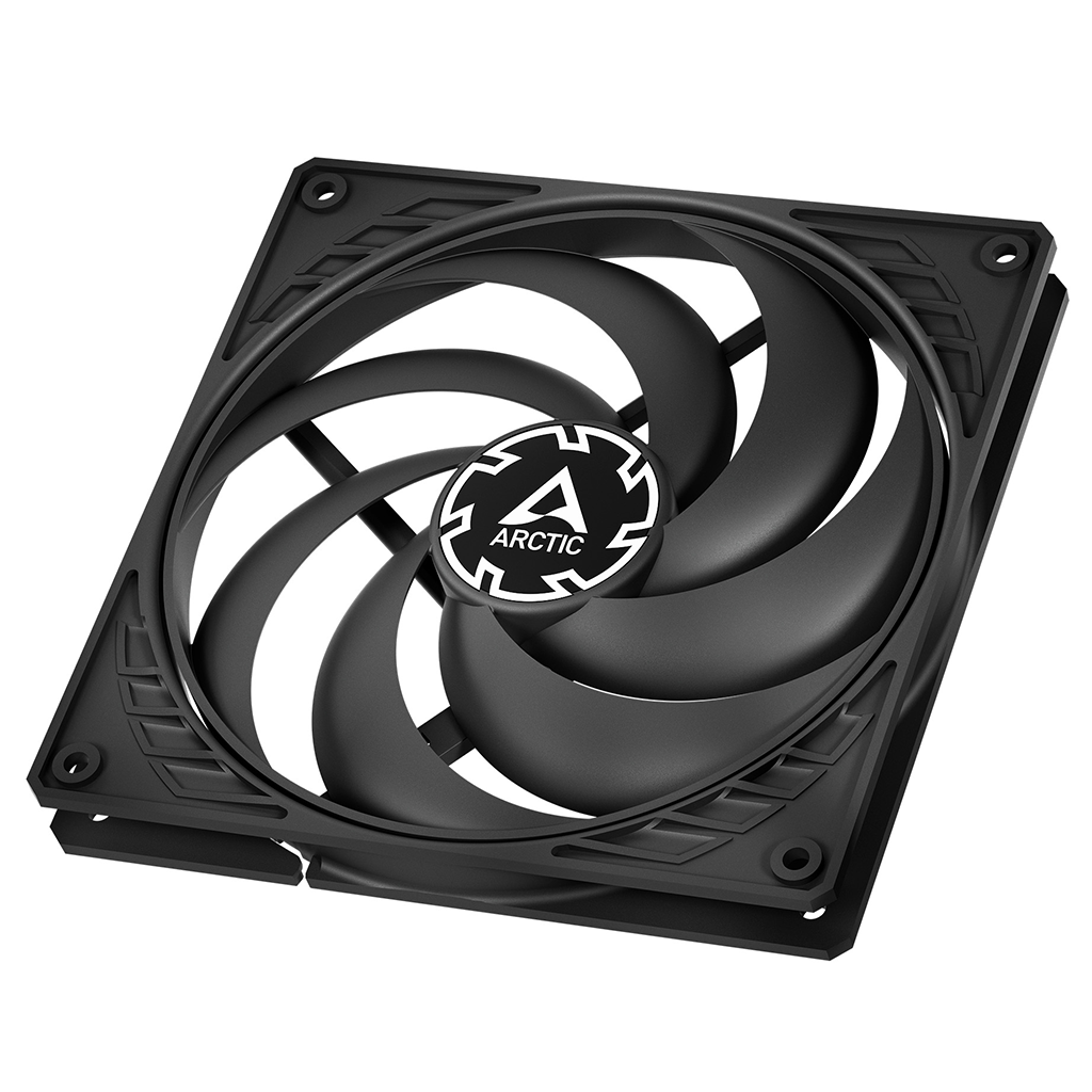 Arctic P14 Slim PST 140mm Low-Profile PWM Fan - Black(ACFAN00268A) - 1