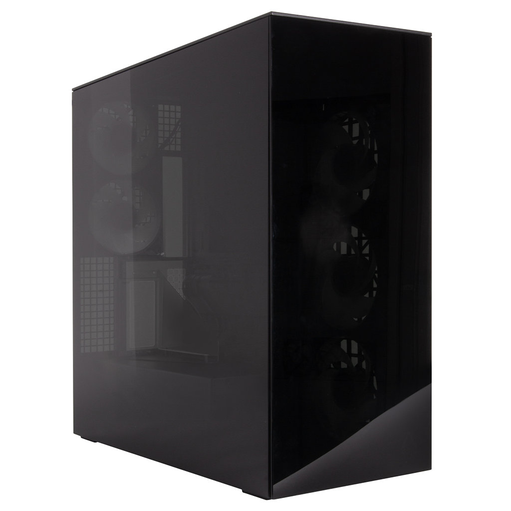 Arctic Xtender VG Premium Tempered Glass E-ATX PC Case - Black (Vertical GPU Mounting)(ACPCC00016A) - 1