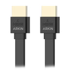 Arkin 1m 4K 18Gbps HDMI 2.0 Flat Cable with Ethernet(AR-HDMI-FLAT-1) - 1