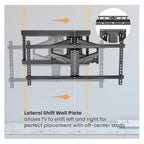 Arkin Modern Design Full Motion TV Wall Mount (43"-90" Max 60kg)(AR-4390-60-M) - 5