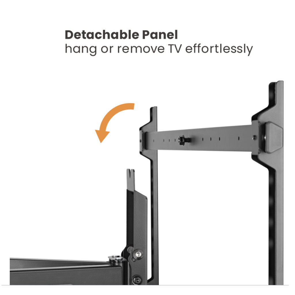 Arkin Modern Design Full Motion TV Wall Mount (43"-90" Max 60kg)(AR-4390-60-M) - 7