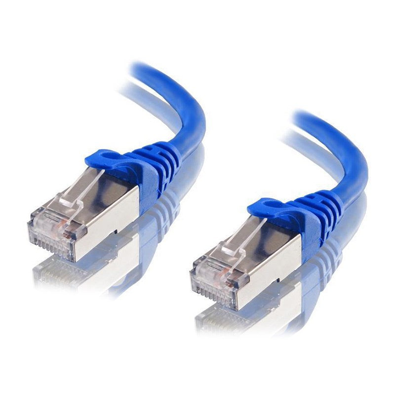 Astrotek 1m CAT6A 10GbE Premium Shielded RJ45 Ethernet Network Cable - Blue(AT-RJ45BLUF6A-1M) - 1