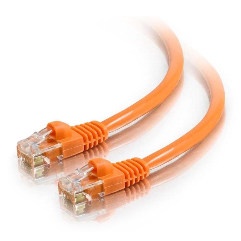Astrotek 25cm CAT6 Premium RJ45 Ethernet Network Patch Cable - Orange(AT-RJ45OR6-0.25M) - 1