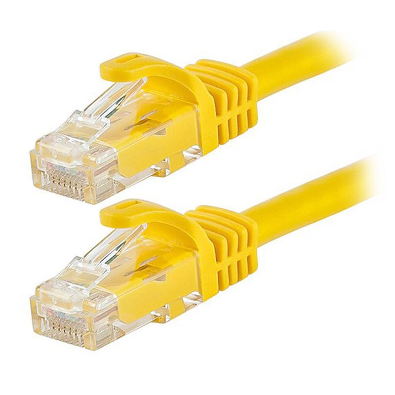 Astrotek 3m CAT6 Premium RJ45 Ethernet Network Patch Cable - Yellow(AT-RJ45YELU6-3M) - 1