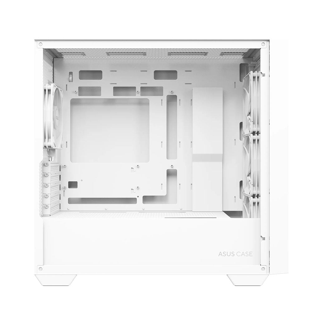 ASUS A21 PLUS Mesh Front Micro-ATX Case - White(A21 PLUS ASUS CASE WHT) - 5