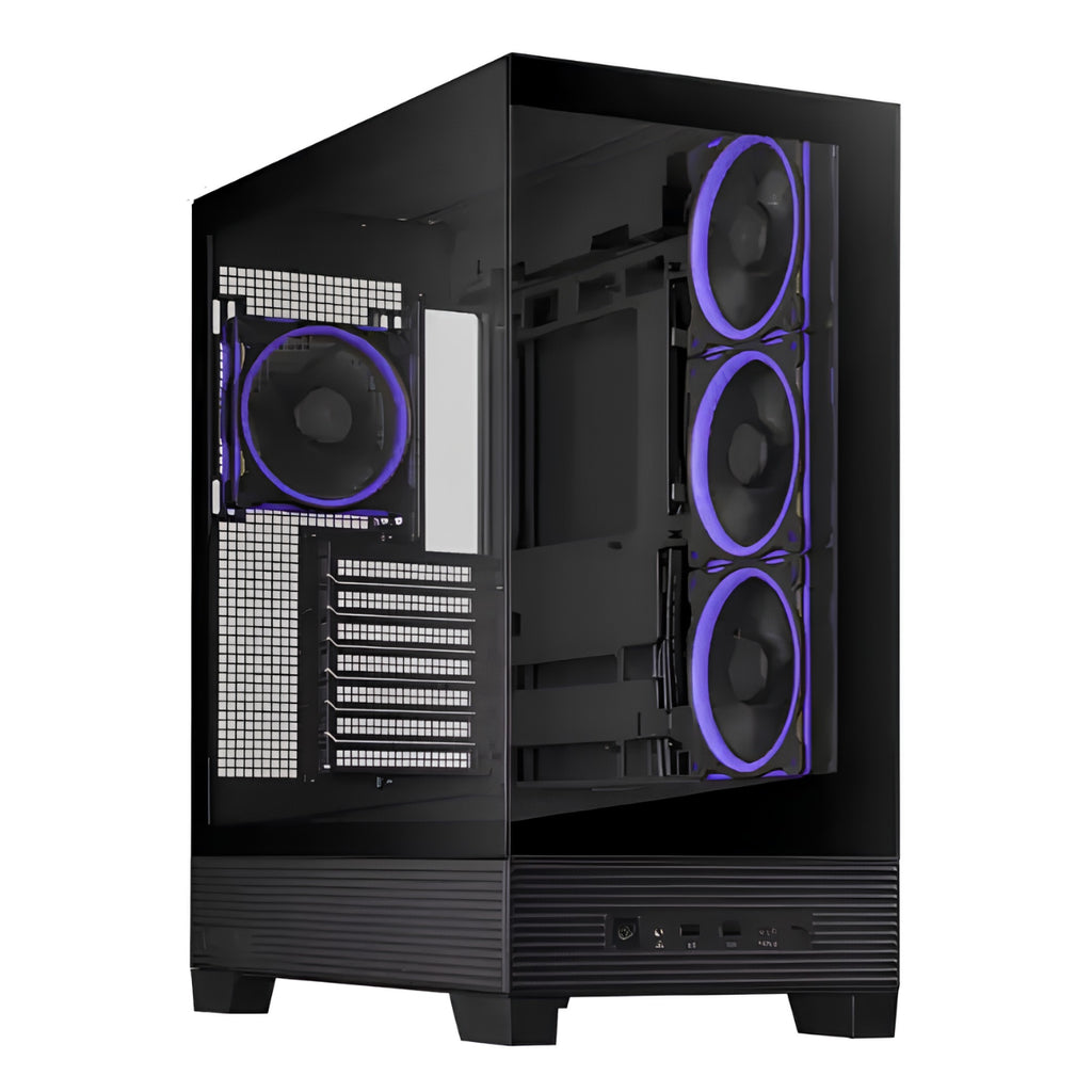 ASUS A31 PLUS ARGB Mid-Tower ATX Case - Black(A31 PLUS TG ARGB BLACK) - 1