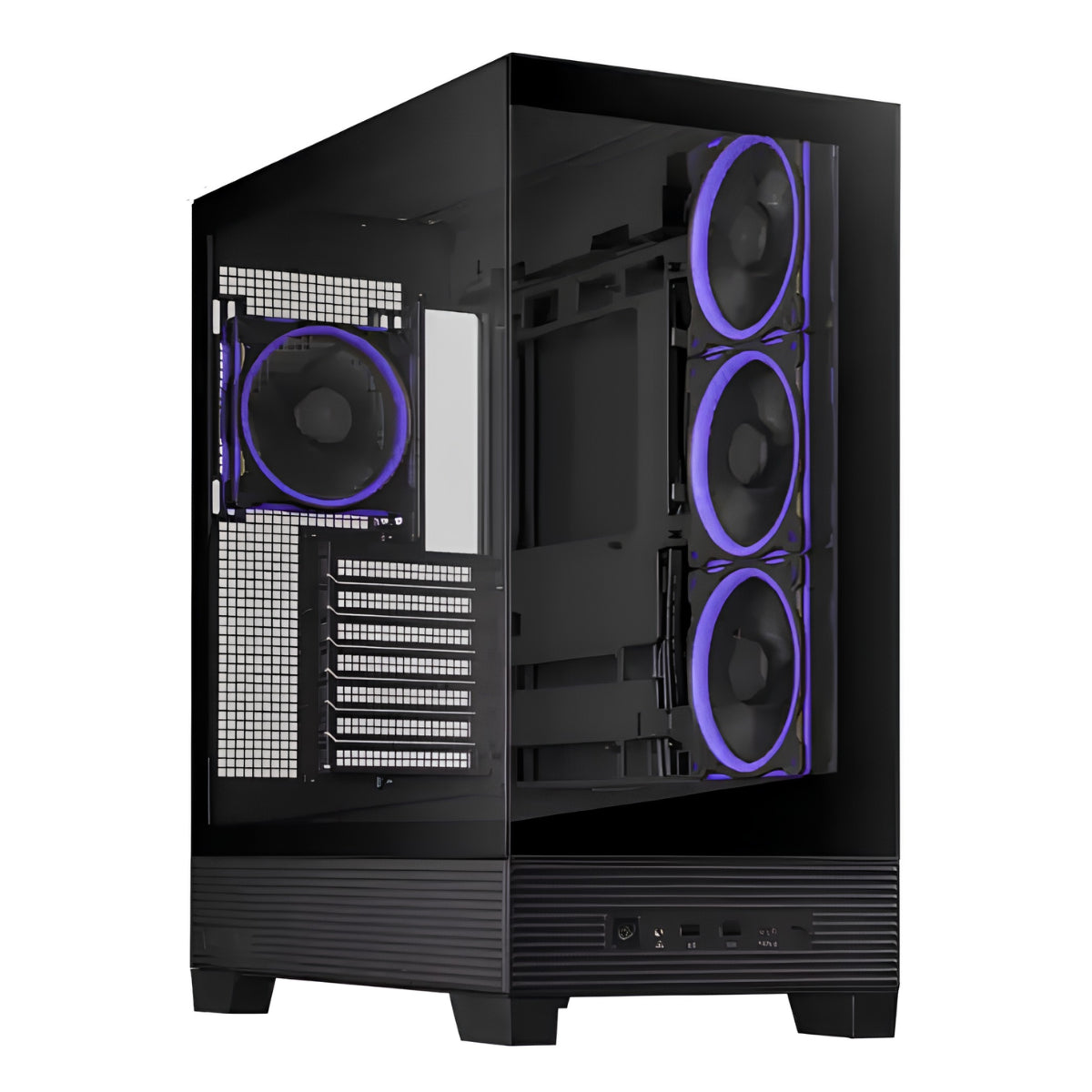 ASUS A31 PLUS ARGB Mid-Tower ATX Case - Black(A31 PLUS TG ARGB BLACK) - 1