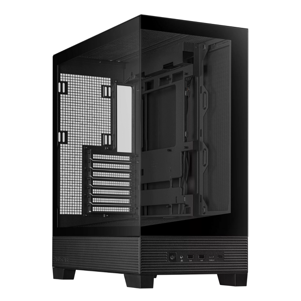 ASUS A31 Tempered Glass Mid-Tower ATX PC Case - Black(ASUS A31 BLACK) - 1